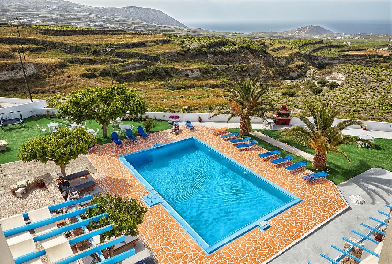 Zorbas Hotel Santorini Pyrgos Kallistis Ngoại thất bức ảnh